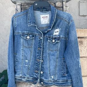 Womens Cropped Denim Jacket